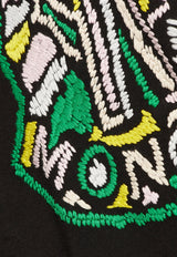 Embroidered Crewneck Sweatshirt