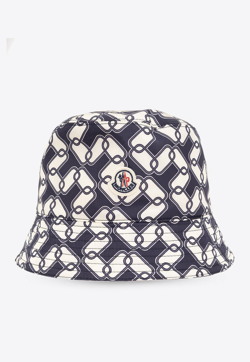 Logo Monogram Bucket Hat