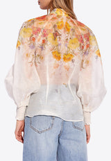 Tranquillity Floral Print Blouse