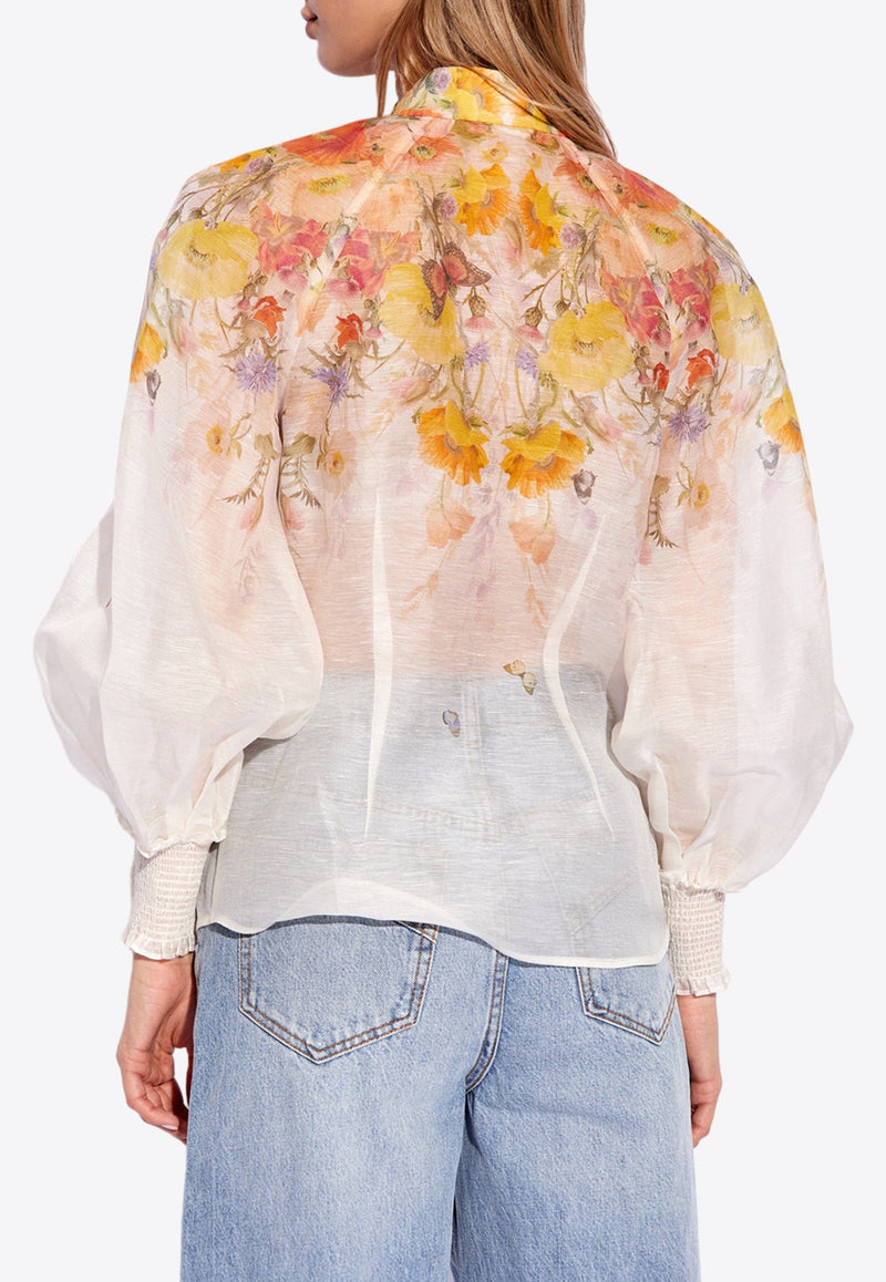 Tranquillity Floral Print Blouse