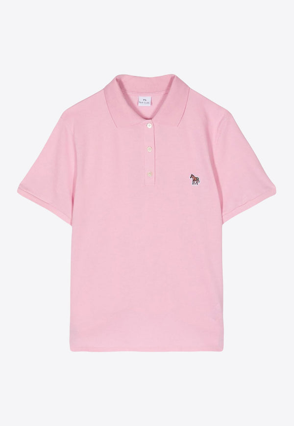 Zebra Patch Polo T-shirt