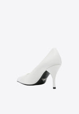 88 Pointed-Toe Leather Pumps