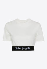 Logo Band Cropped T-shirt