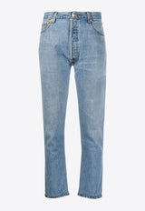 High-Rise Cropped Jeans