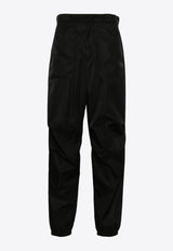 Logo Plaque Tapered-Leg Pants