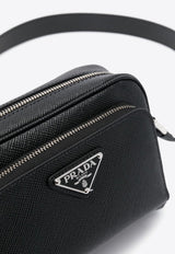 Enamel Logo Messenger Bag