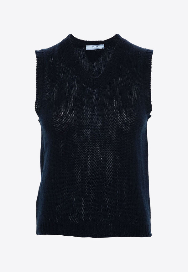 V-neck Cashmere Vest