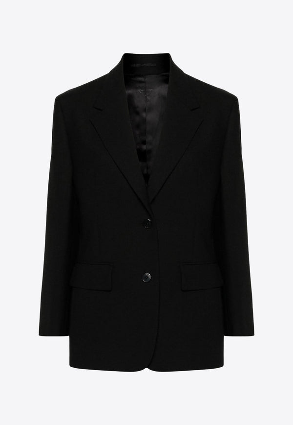 Single-Breasted Wool Blazer