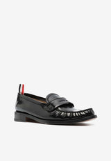 Calf Leather Penny-Slot Loafers