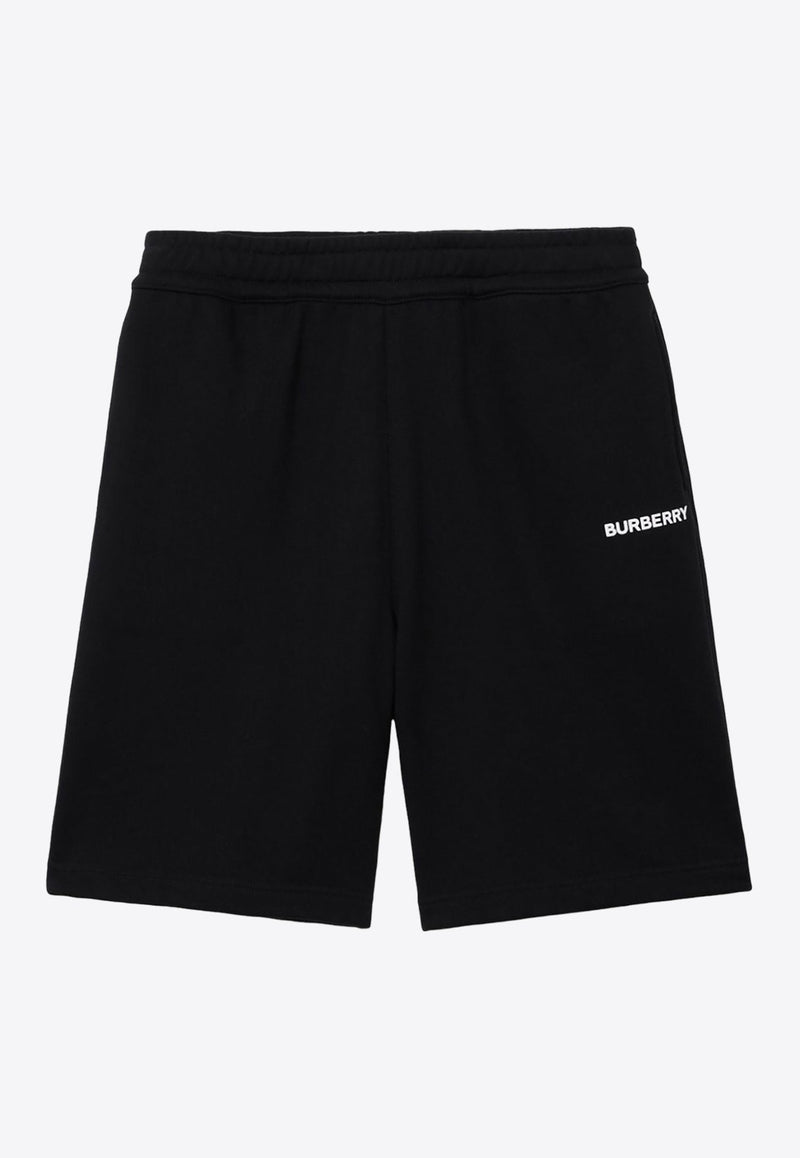 Logo Print Track Shorts