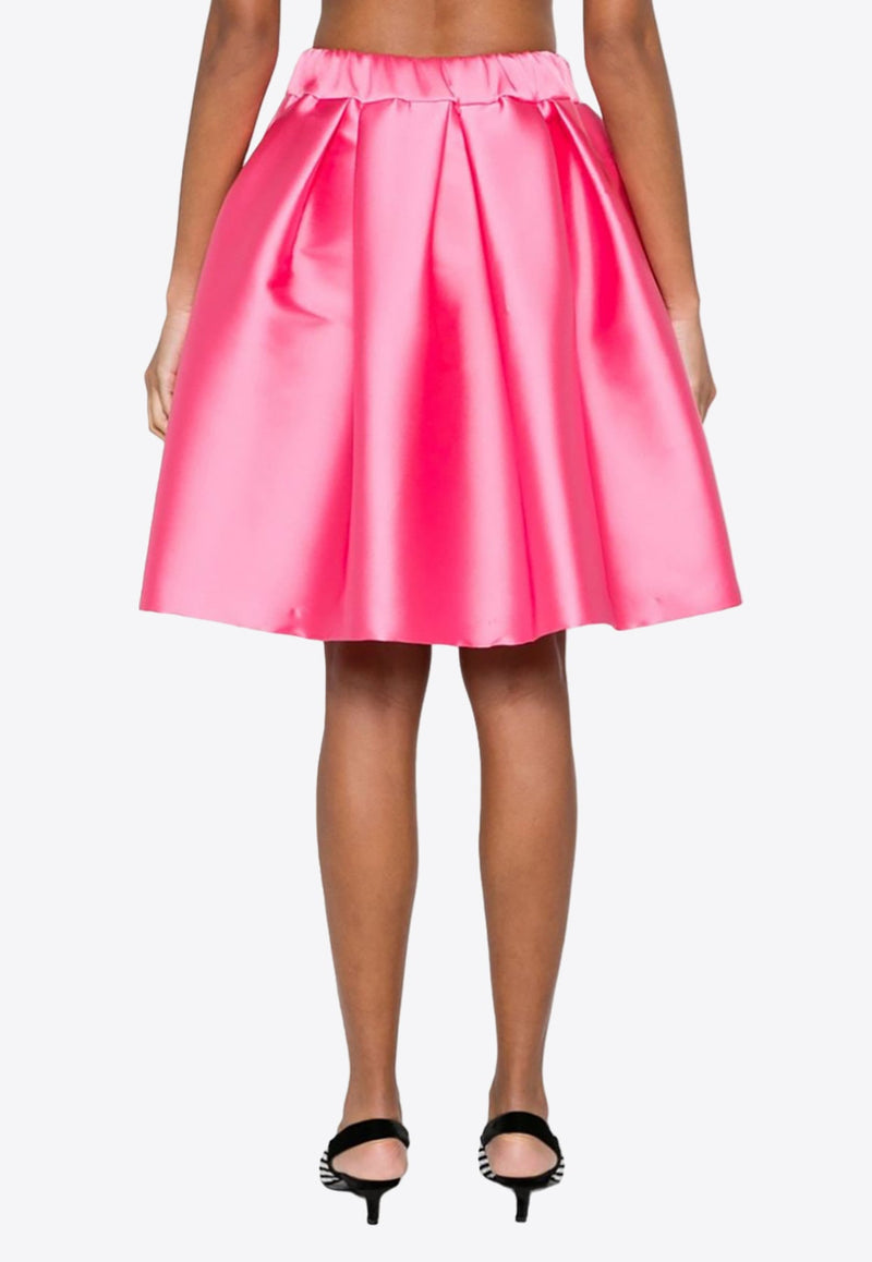 Papavero Pleated Full Mini Skirt