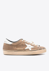 Super-Star Distressed Suede Sneakers