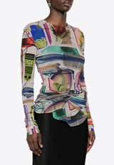 X-ray Printed Long-Sleeved Top