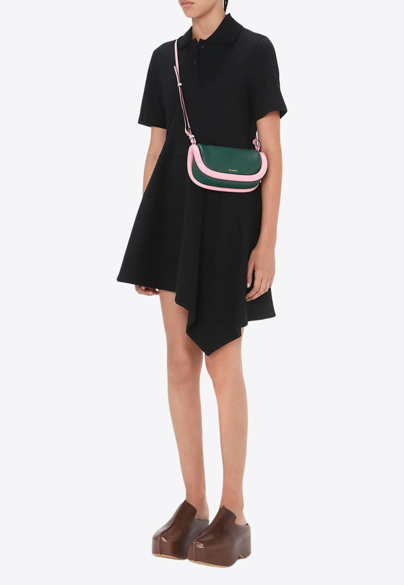 Asymmetric Mini Polo Dress