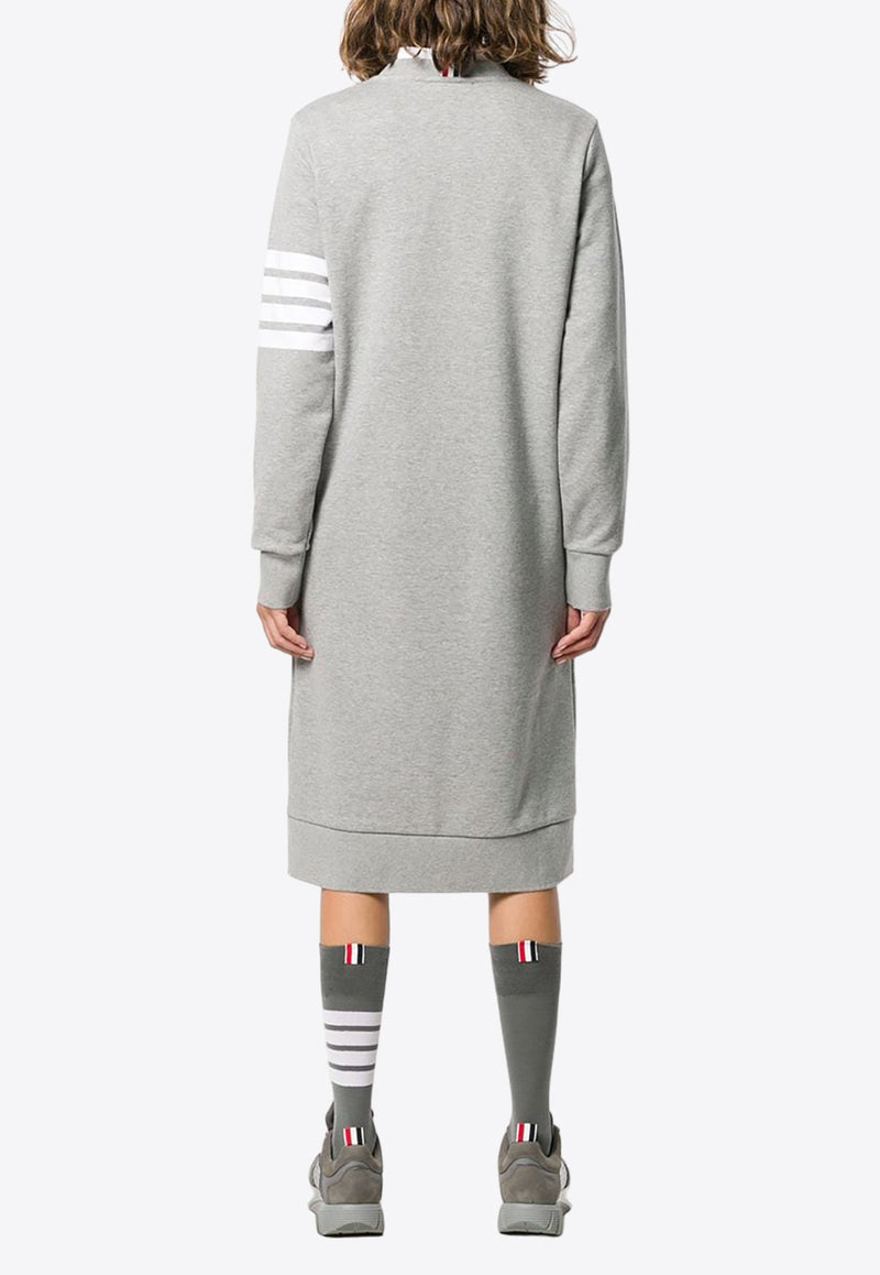 4-bar Stripes Sweatshirt Dress