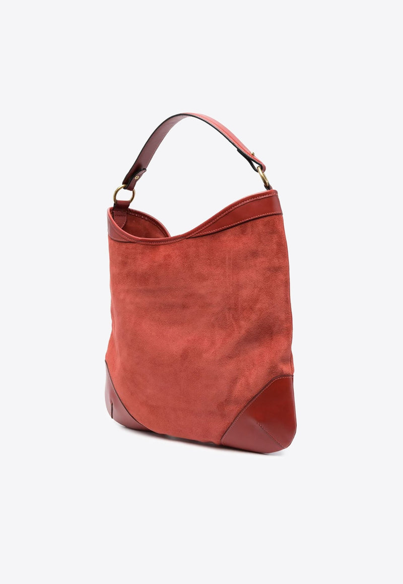 Botsy Day Suede Shoulder Bag