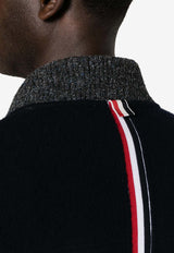 Name Tag Patch Wool Bomber Jacket