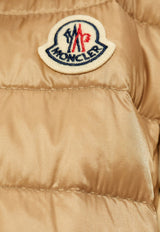 Logo Patch Mock-Neck Down Gilet