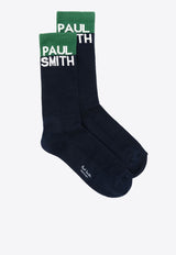 Intarsia Logo Socks