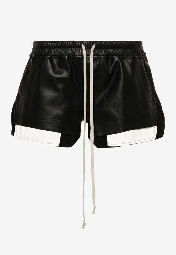 Fog Leather Mini Shorts