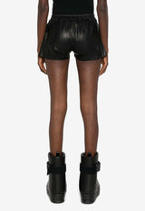 Fog Leather Mini Shorts