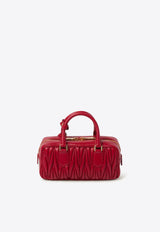 Arcadie Matelassé Leather Top Handle Bag