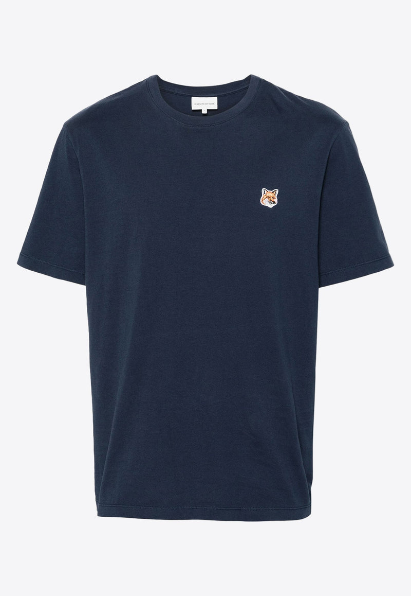 Fox Logo Patch Crewneck T-shirt