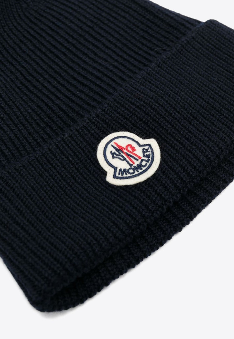 Logo Patch Wool Beanie