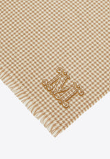 Wsstola Houndstooth Cashmere Scarf