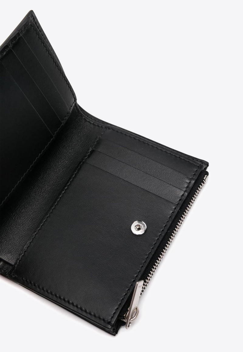 Slogan Print Smooth Leather Wallet