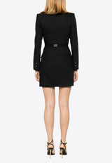 Belted Mini Tailored Dress