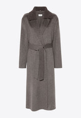 Leak Self-Tie Long Coat