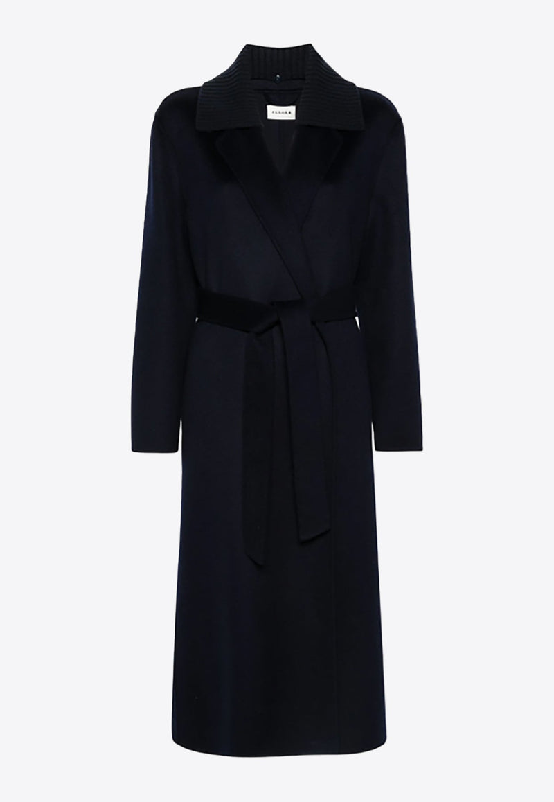 Leak Self-Tie Long Coat