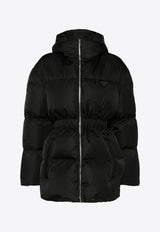 Re-Nylon Hooded Puffer Jacket