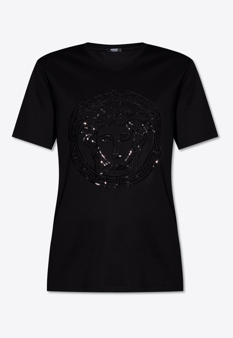 Sequined Medusa T-shirt