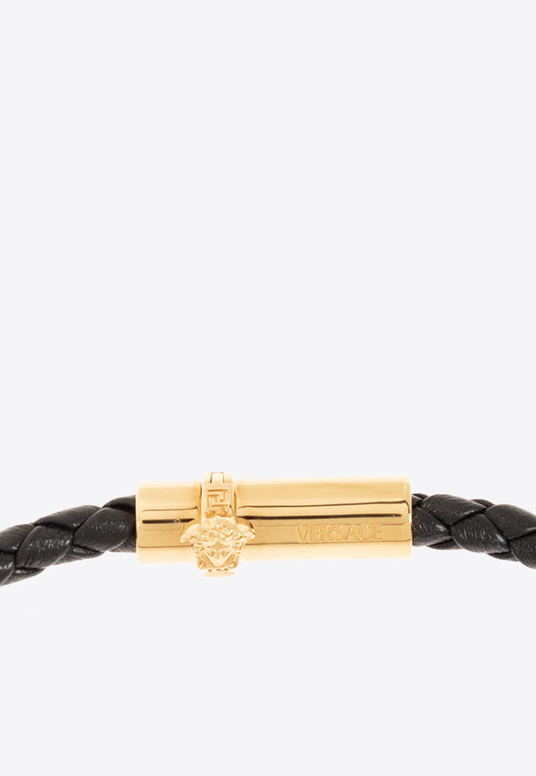 Medusa Braided Leather Necklace