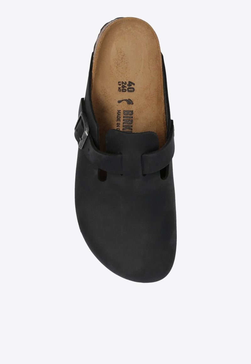 Boston Oiled Leather Mules