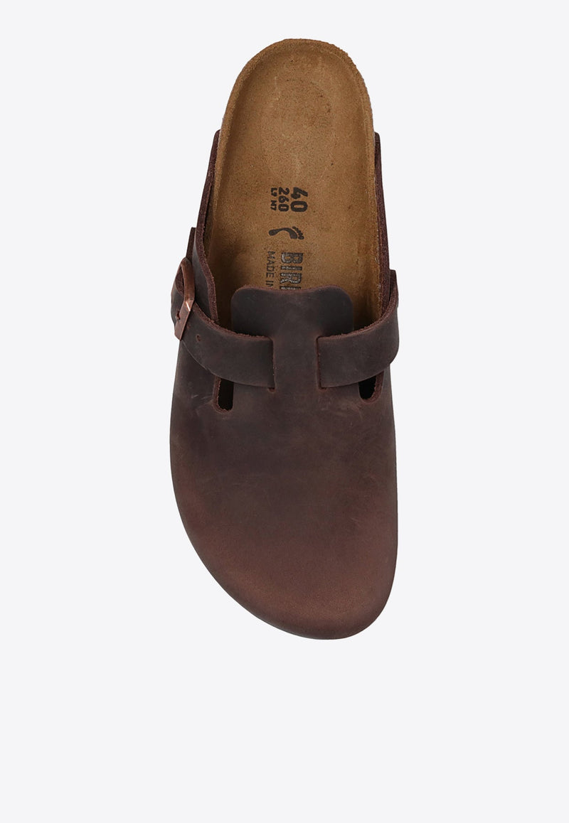 Boston Oiled Leather Mules