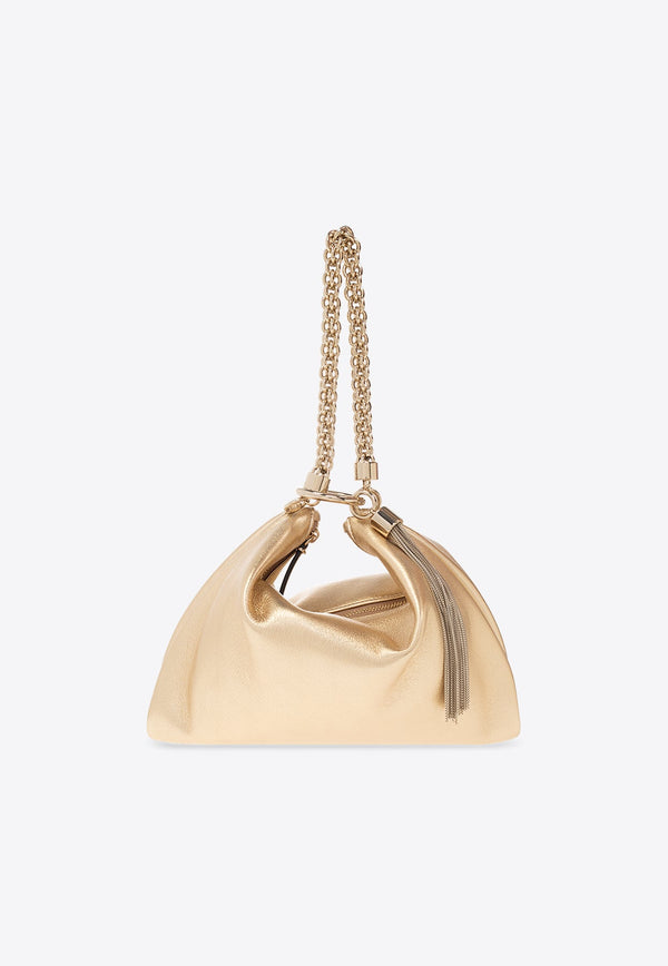 Callie Metallic Leather Top Handle Bag