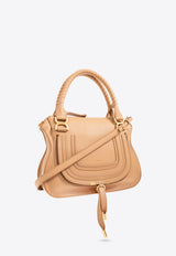 Medium Marcie Grained Leather Shoulder Bag