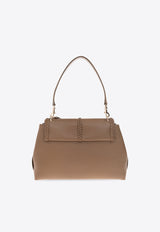 Medium Penelope Grained Leather Shoulder Bag