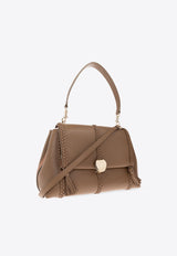 Medium Penelope Grained Leather Shoulder Bag