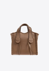 Small Mony Calf Leather Shoulder Bag