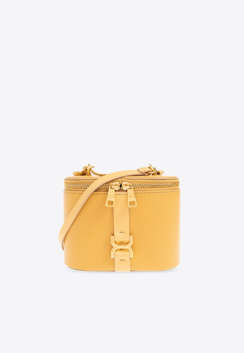 Mini Marcie Grained Leather Crossbody Bag