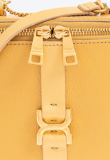 Mini Marcie Grained Leather Crossbody Bag