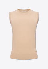 Sleeveless Wool Knitted Top