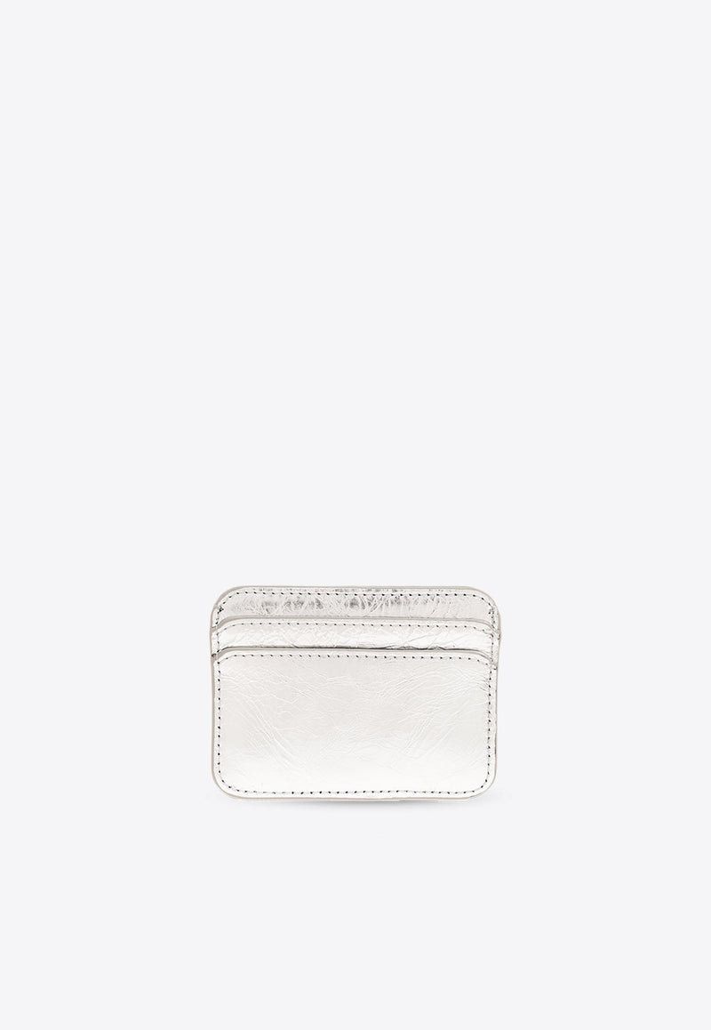 Marcie Metallic Leather Cardholder