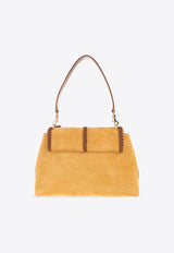 Medium Penelope Suede Shoulder Bag