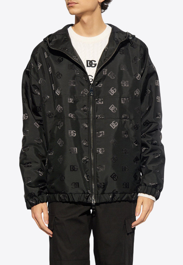 Logo Monogram Windbreaker Jacket