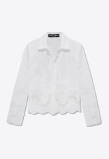 Cropped Lace Shirt